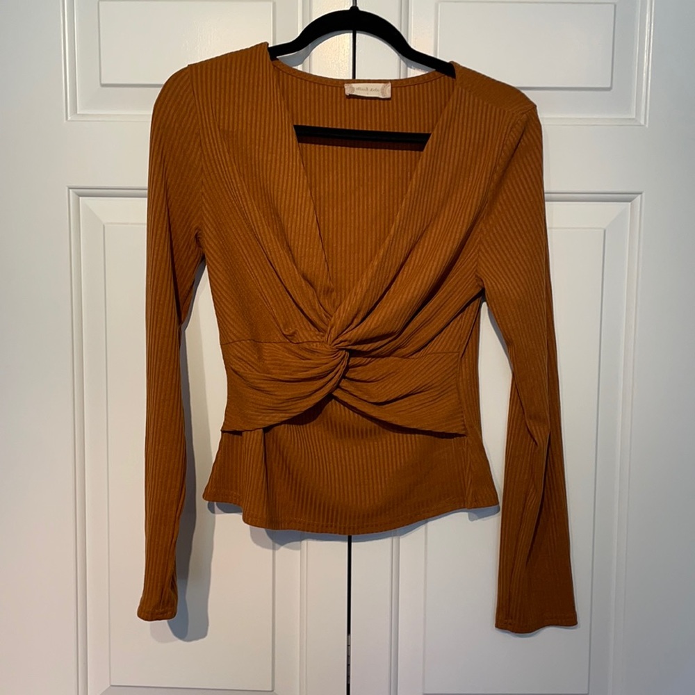 Long sleeve V neck Shirt